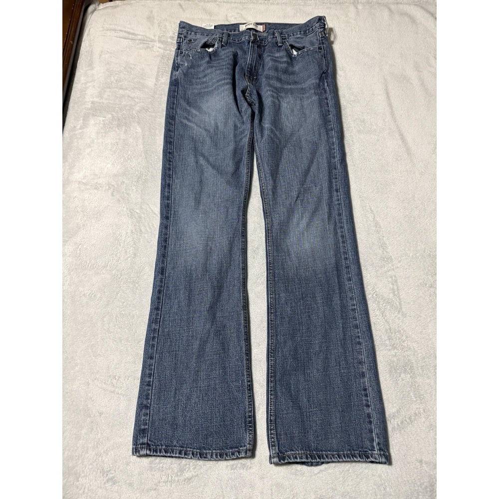 Levis 527 Jeans Mens 36x36 Blue Regular Bootcut Mid Rise Medium Wash Denim